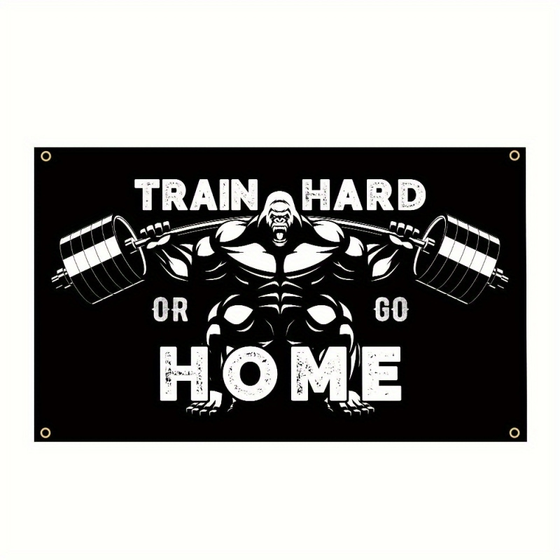 Home Gym House - 1pc, 2Dflat, Gorilla Weightlifting Training Home