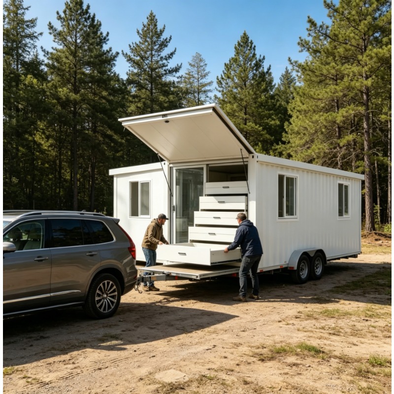 Home Gym House - Luxury Expandable Container House Prefab Modular
