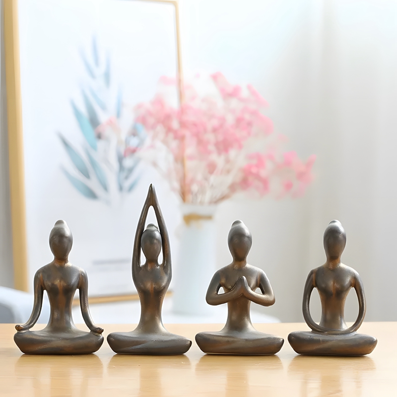 Blue Zen Abstract Yoga Poses G - Home Gym Zen incelemesi ve fiyatı
