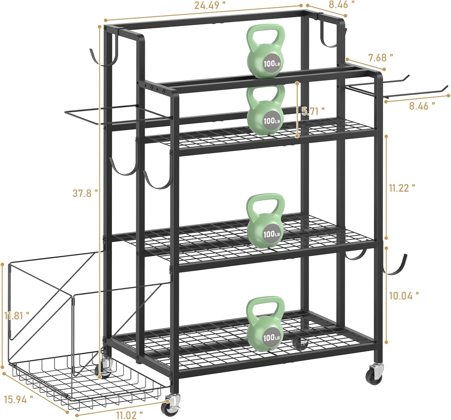 Home Gym Storage, No Material  - Home Gym Workout Equipment incelemesi ve fiyatı