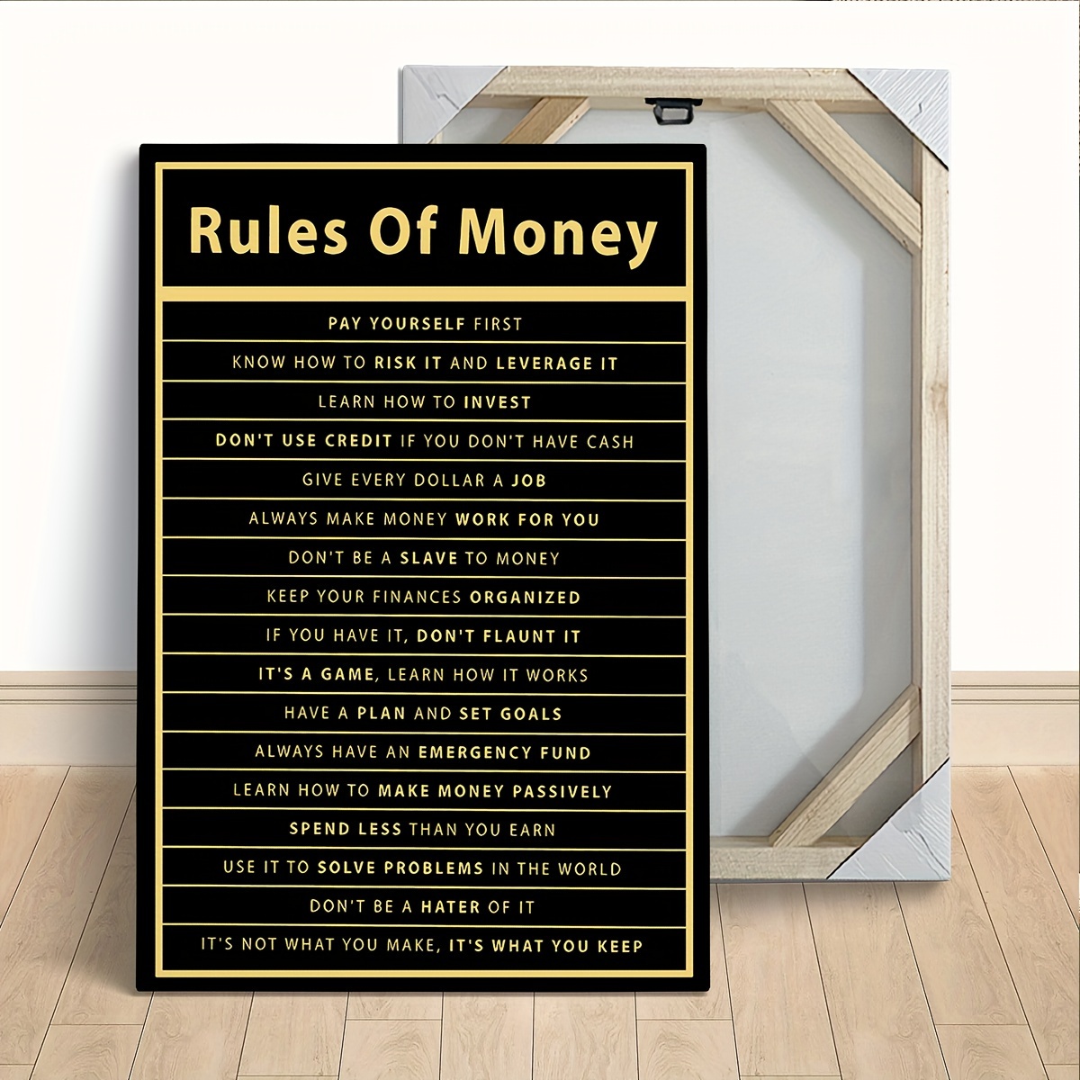 Wood Framed Motivational Canva - Home Gym Yes Or No incelemesi ve fiyatı