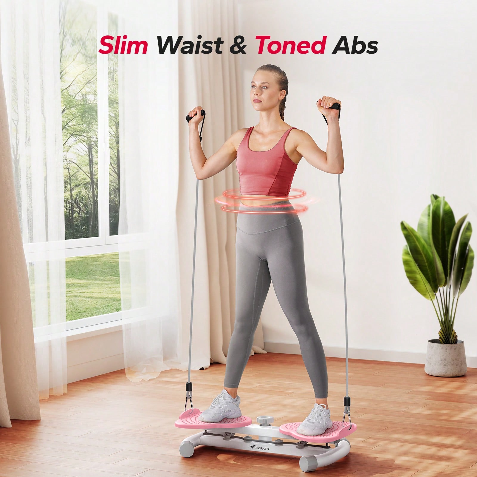 MERACH Waist Ab Machine, 300 L - Home Gym Workout Equipment incelemesi ve fiyatı