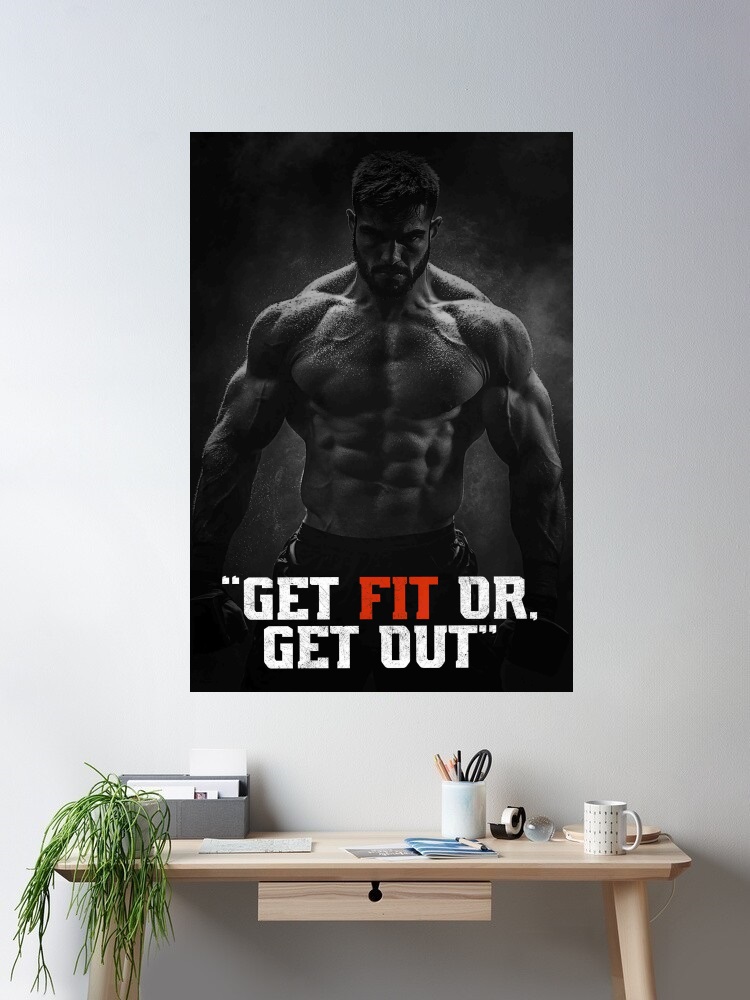 Get Fit OR Get Out GYM Motivat - Home Gym Yes Or No incelemesi ve fiyatı
