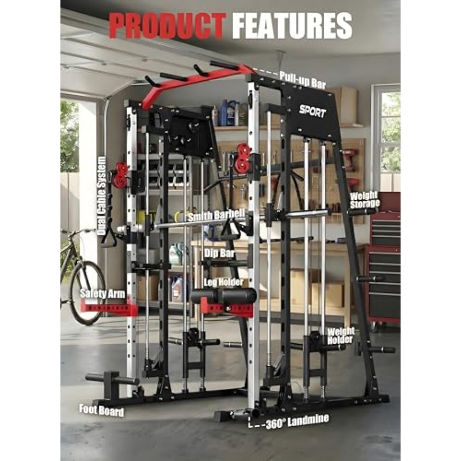 Smith Machine Home Gym All in  - Home Gym Workout Equipment incelemesi ve fiyatı