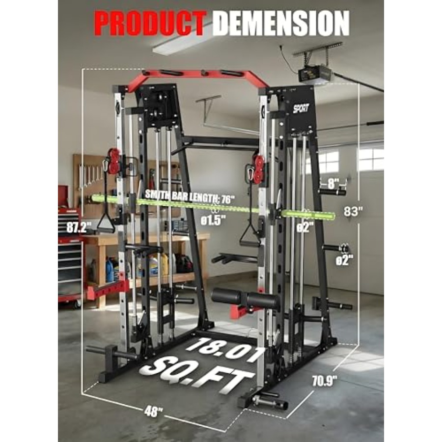 Smith Machine Home Gym All in  - Home Gym Workout Equipment incelemesi ve fiyatı