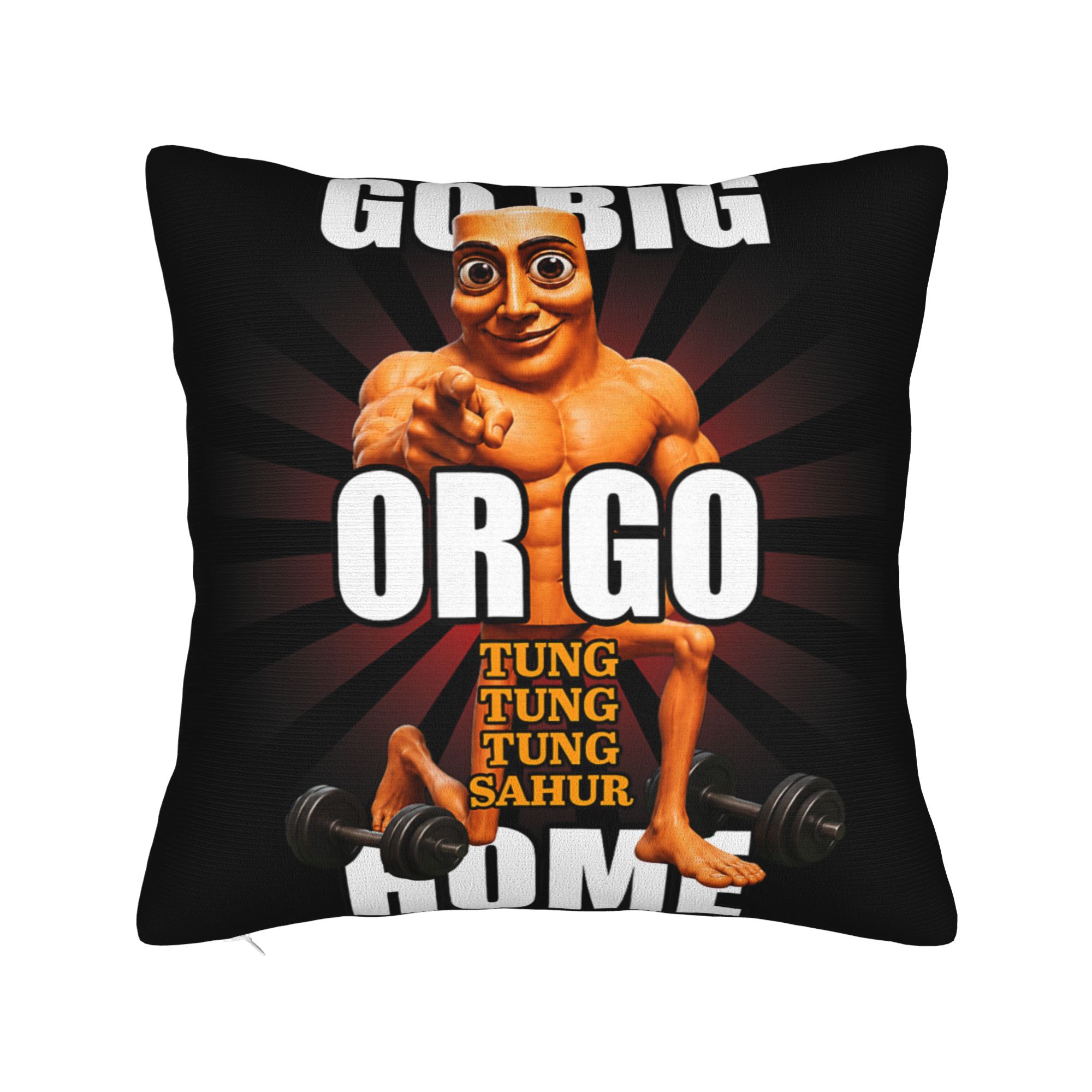 Pillow Case Go Big or Go Tung  - Home Gym Yes Or No incelemesi ve fiyatı