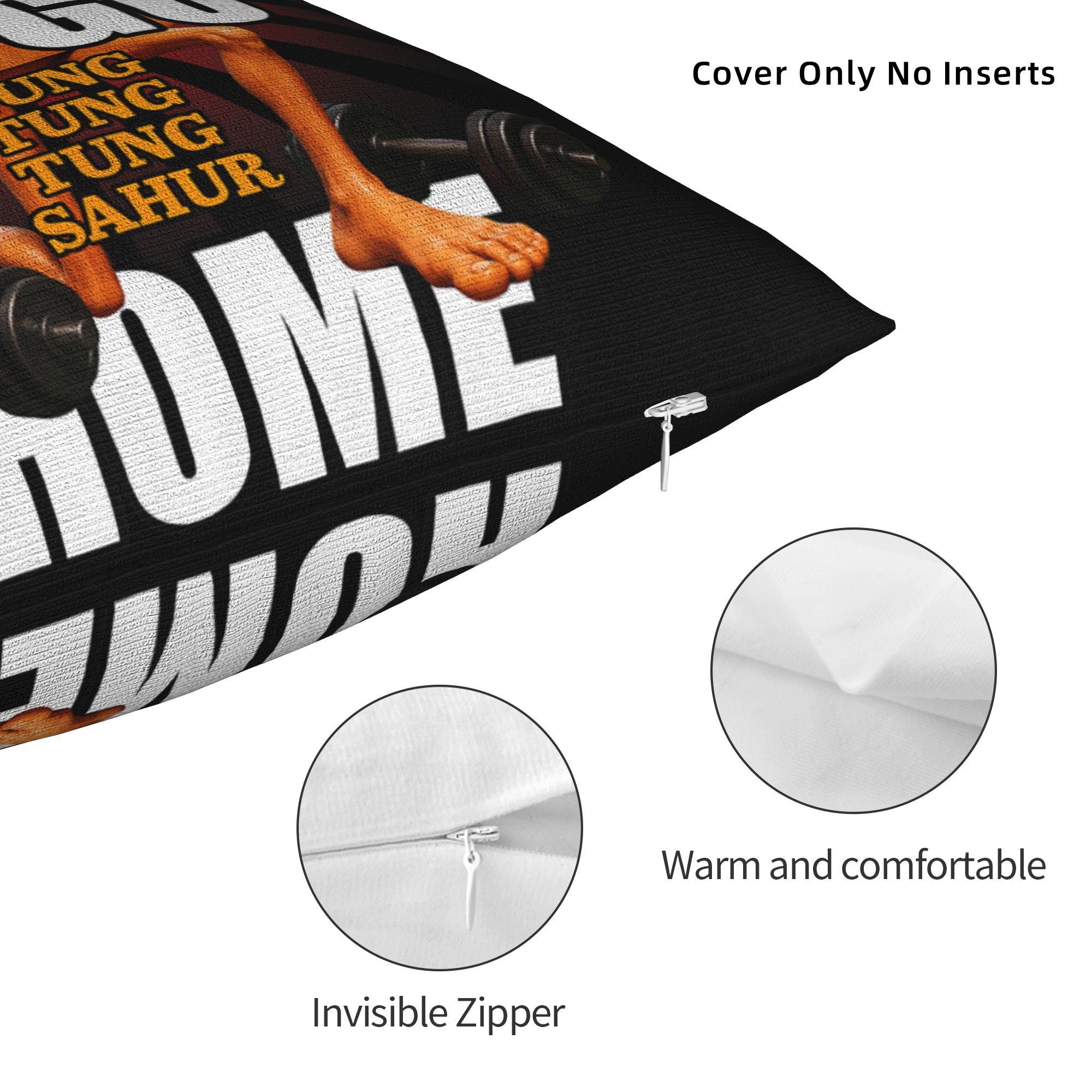 Pillow Case Go Big or Go Tung  - Home Gym Yes Or No incelemesi ve fiyatı