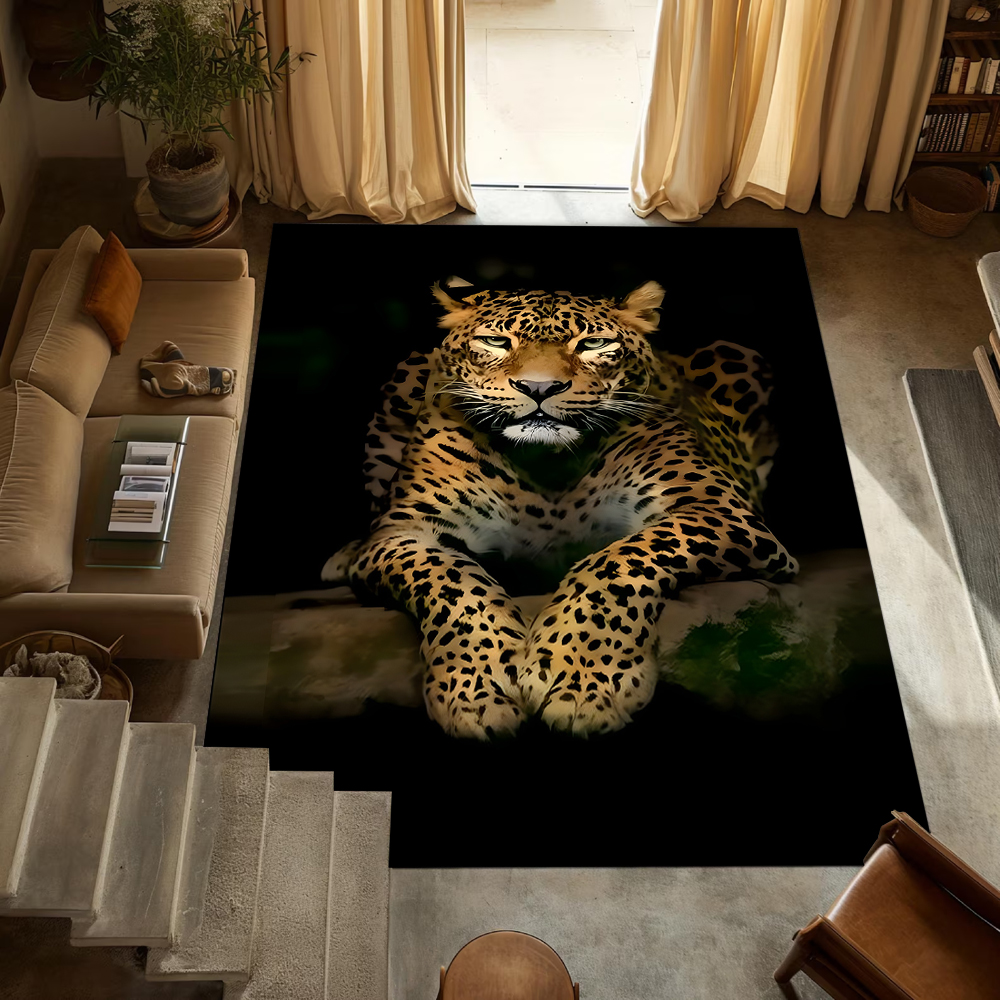 Black Background 3D Leopard Ca - Home Gym House incelemesi ve fiyatı