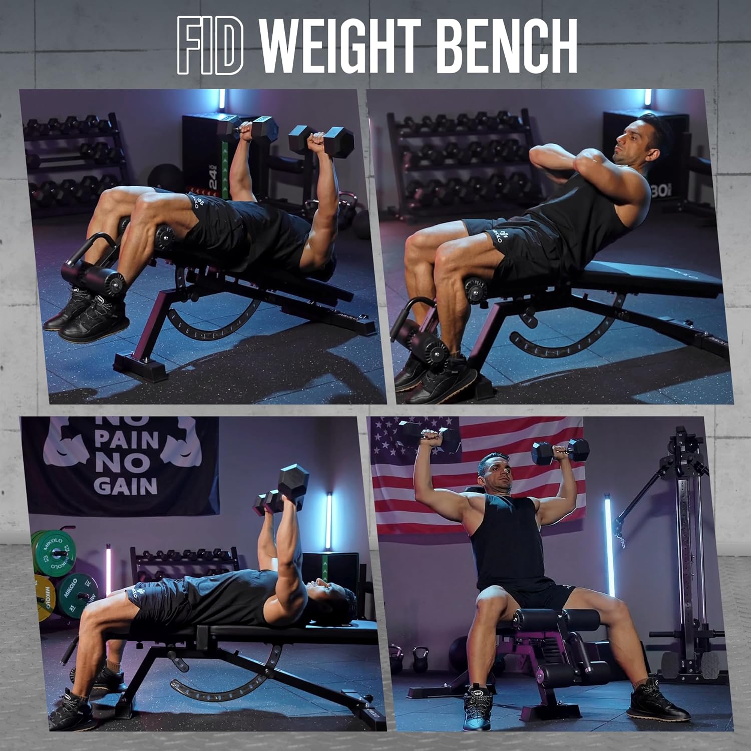 Home Gym Weight Bench - Steel  - Home Gym Bench incelemesi ve fiyatı