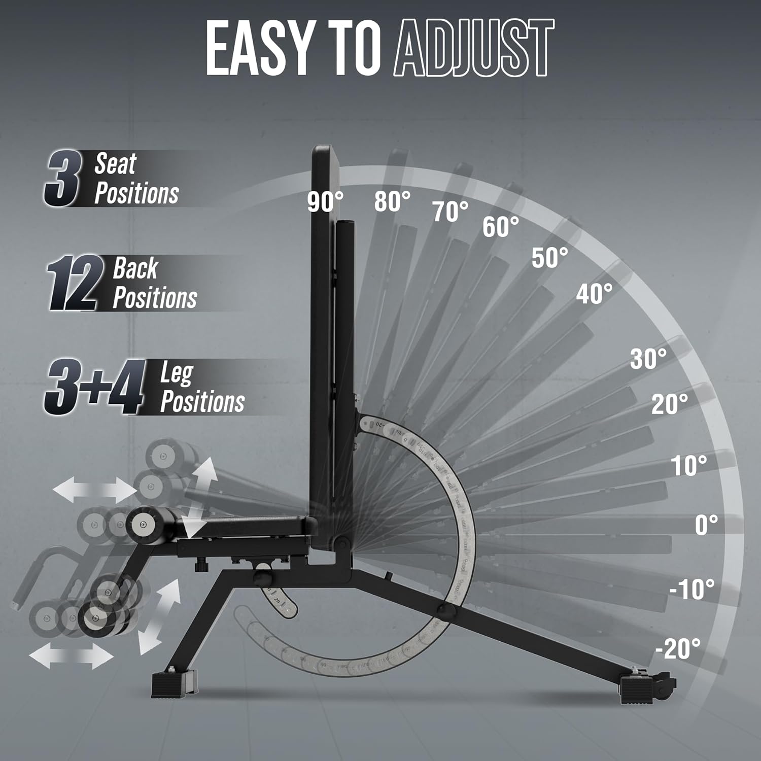 Home Gym Weight Bench - Steel  - Home Gym Bench incelemesi ve fiyatı