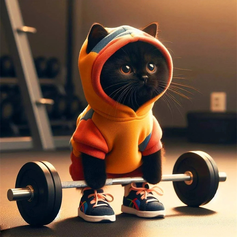 Cat Sculpture Cute Fitness Scu - Home Gym House incelemesi ve fiyatı