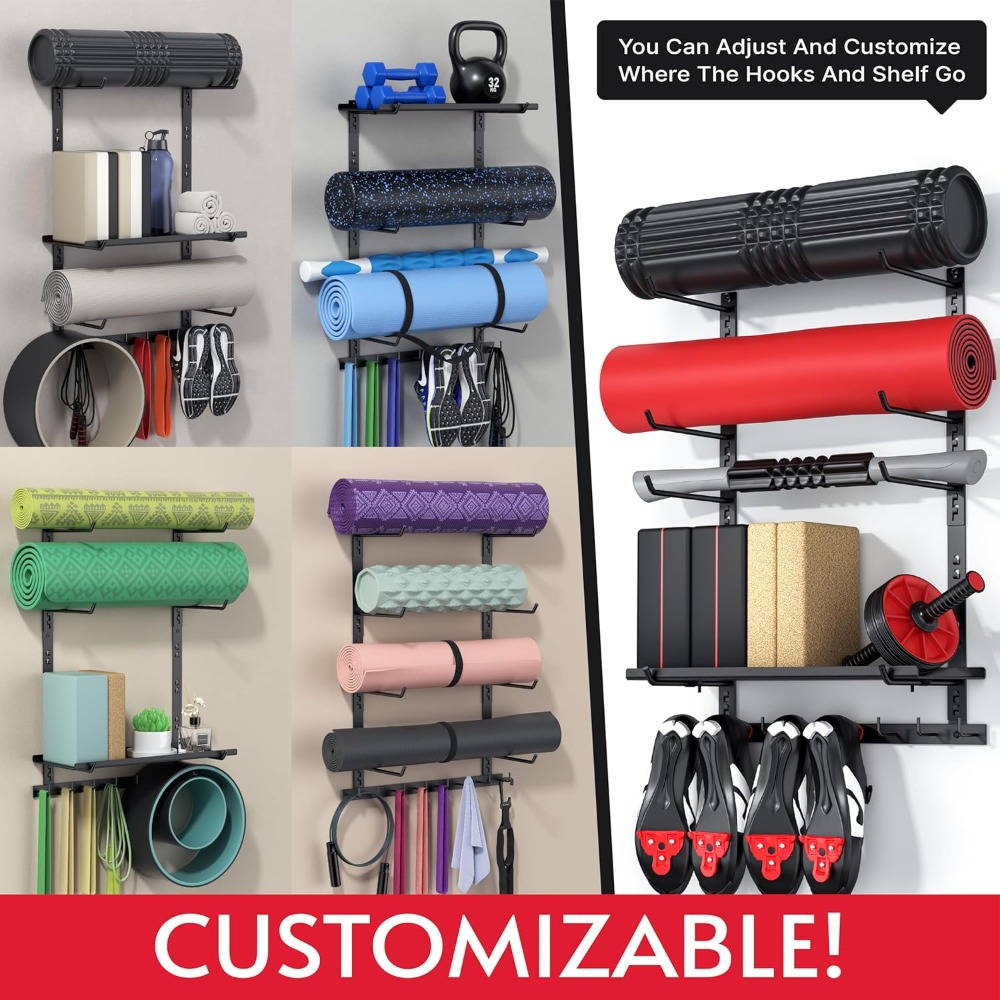 Adjustable Wall-Mounted Gym Eq - Home Gym Yoga Mat incelemesi ve fiyatı