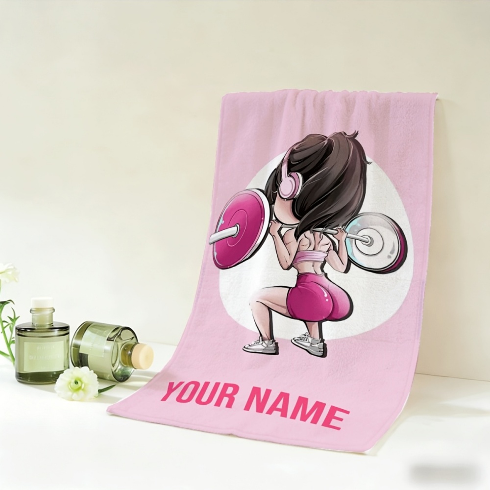 2pcs, Custom Name Towels, Cute - Home Gym Yes Or No incelemesi ve fiyatı