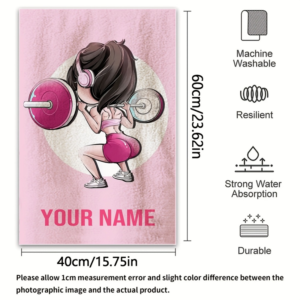 2pcs, Custom Name Towels, Cute - Home Gym Yes Or No incelemesi ve fiyatı