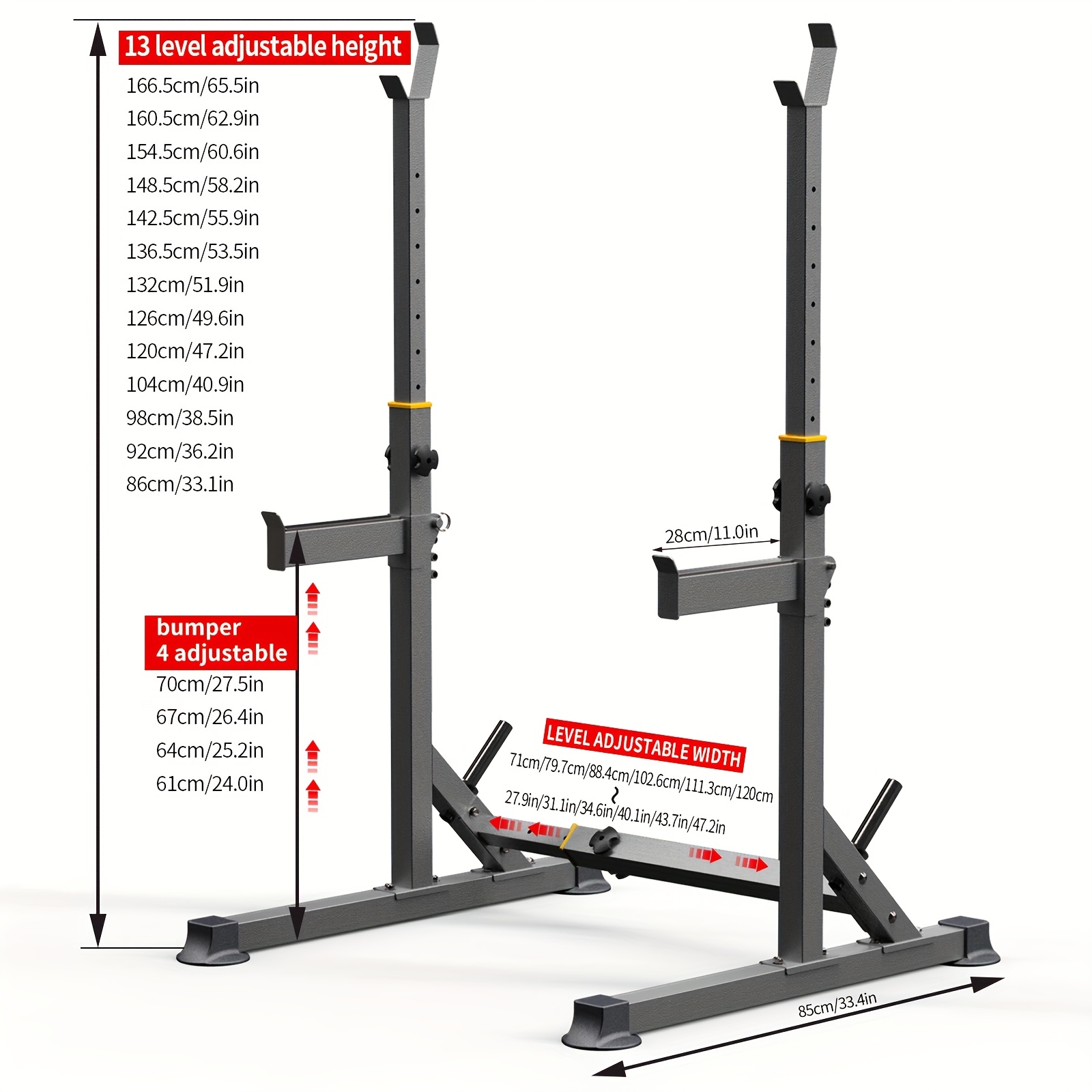 1 Squat Stand With Barbell Wei - Home Gym Bench incelemesi ve fiyatı