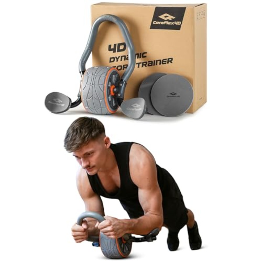 CoreFlex4D Ab Roller Wheel wit - Home Gym Workout Equipment incelemesi ve fiyatı