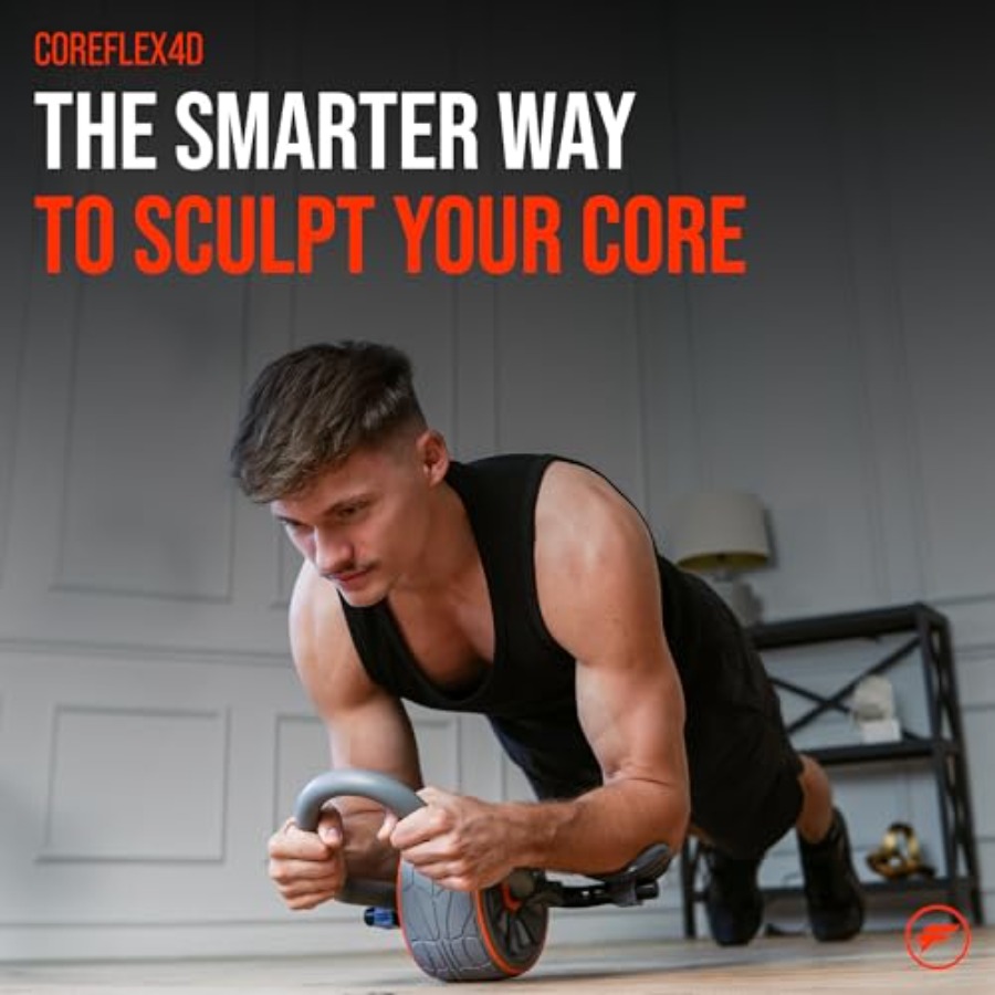 CoreFlex4D Ab Roller Wheel wit - Home Gym Workout Equipment incelemesi ve fiyatı