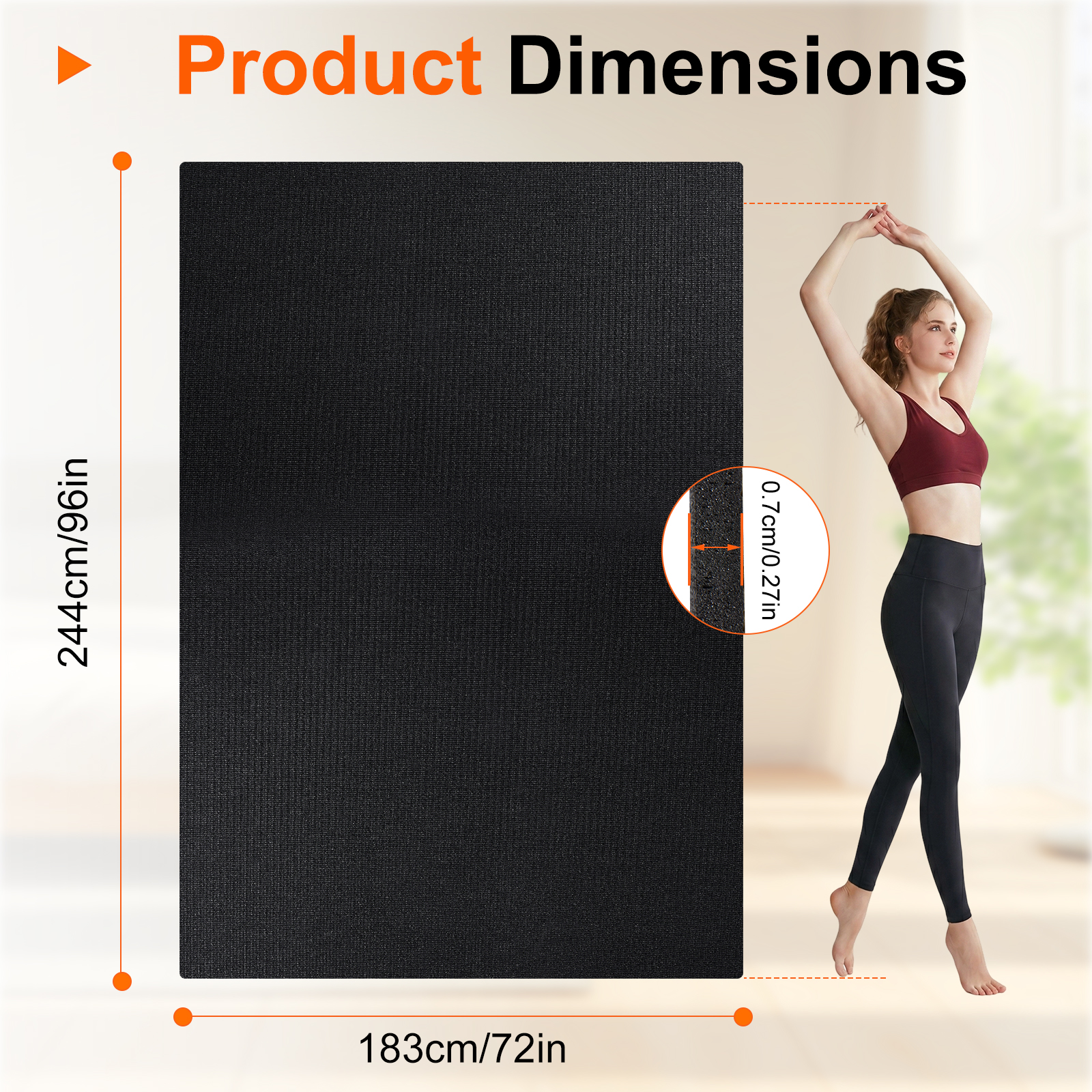 Extra Large Double Yoga Mat 96 - Home Gym Yoga Mat incelemesi ve fiyatı