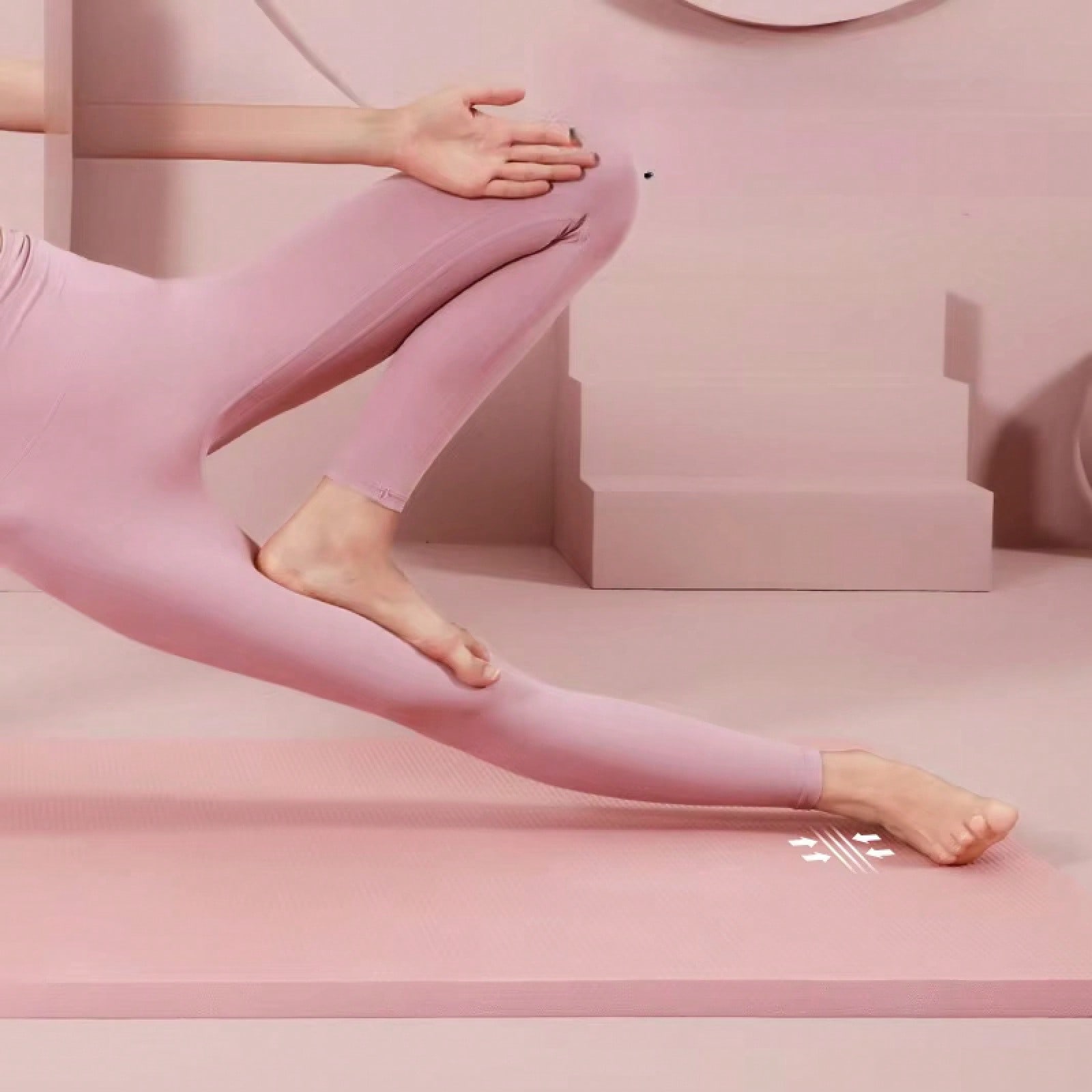 185*61CM Pink Non Slip Yoga Ma - Home Gym Yoga Mat incelemesi ve fiyatı