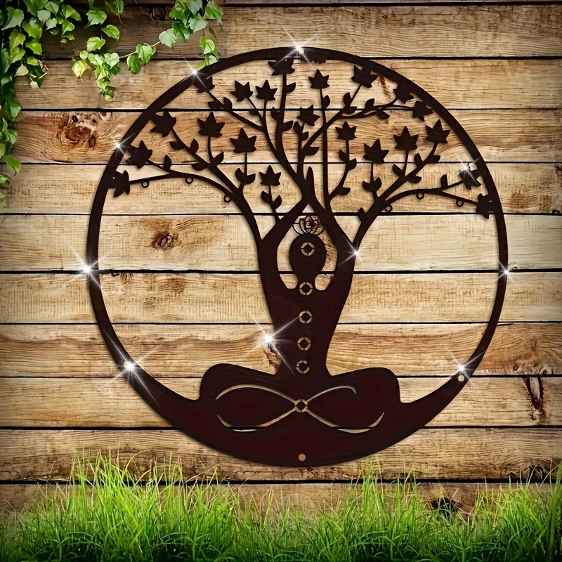 Yoga Meditation Metal Wall Dec - Home Gym Zen incelemesi ve fiyatı