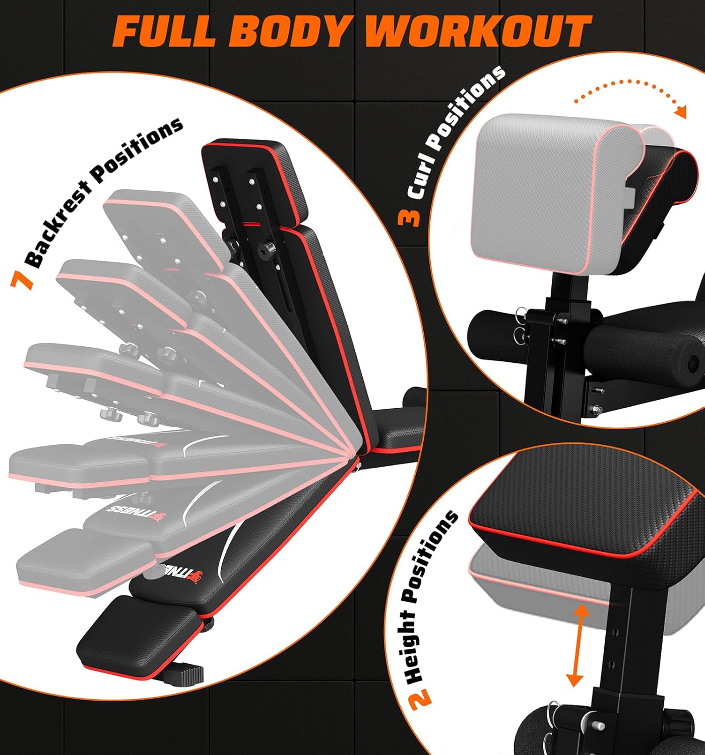 Home Gym Foldable Weight Bench - Home Gym Bench incelemesi ve fiyatı