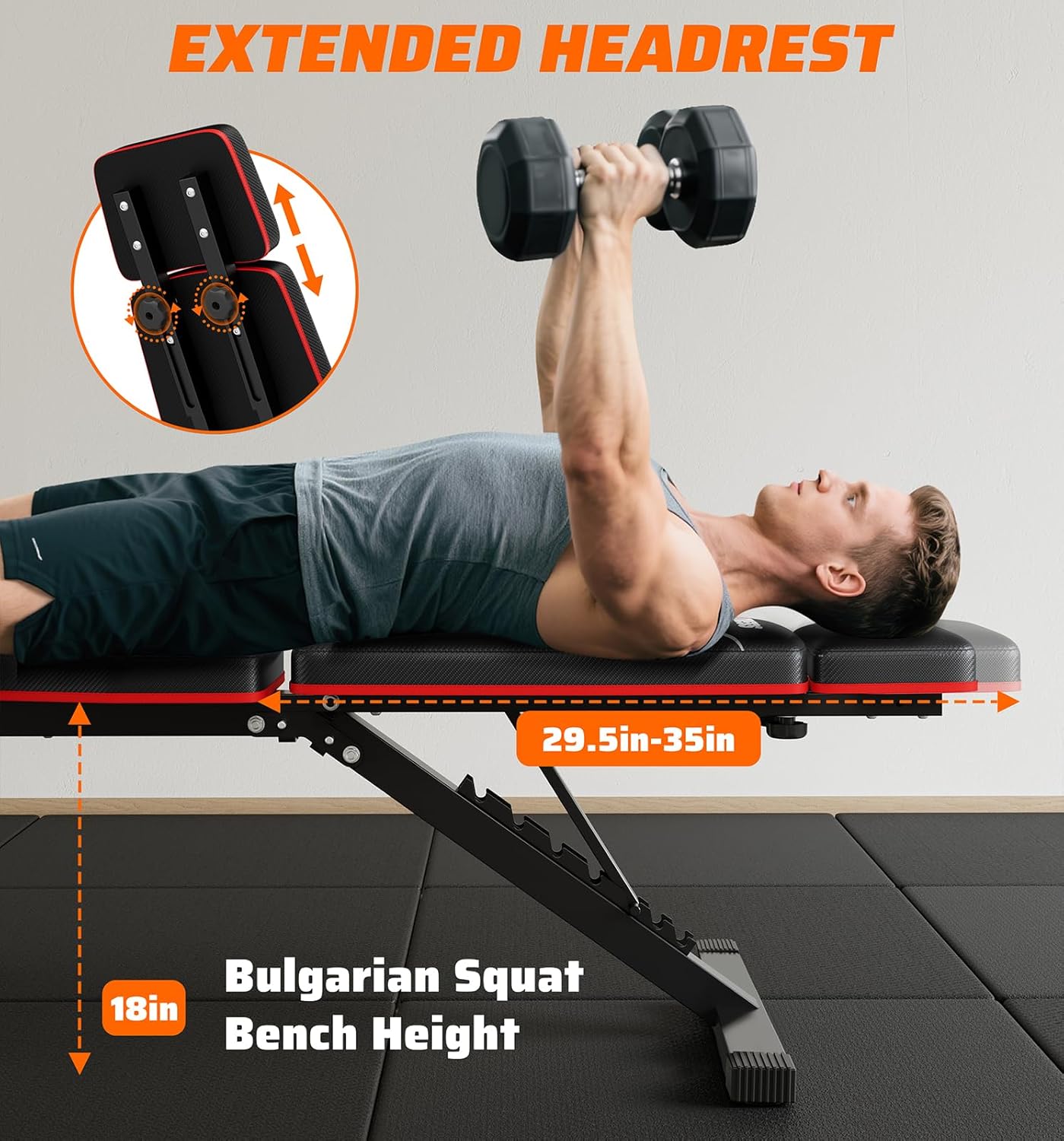 Home Gym Foldable Weight Bench - Home Gym Bench incelemesi ve fiyatı