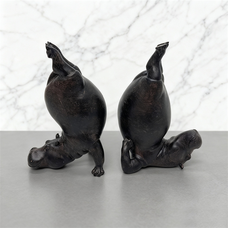 Yoga Hippo Resin Figurine Zen  - Home Gym Zen incelemesi ve fiyatı