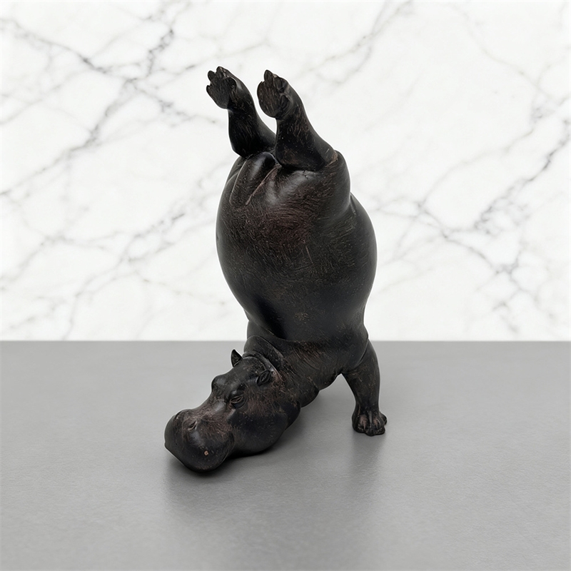 Yoga Hippo Resin Figurine Zen  - Home Gym Zen incelemesi ve fiyatı